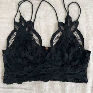 free people bralette in black